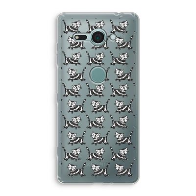 Zwarte poes: Sony Xperia XZ2 Compact Transparant Hoesje