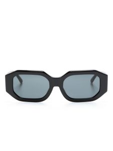 Linda Farrow x The Attico Irene hexagonal-frame sunglasses - Black