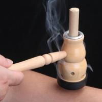 Houten kalebas apparaat massage moxibustion vak aan vocht Houten kalebas apparaat massage moxibustion vak aan vocht