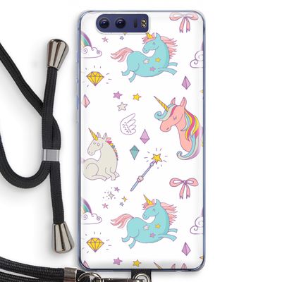 Fantasiewereld: Honor 9 Transparant Hoesje met koord