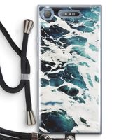 Golven: Sony Xperia XZ1 Transparant Hoesje met koord
