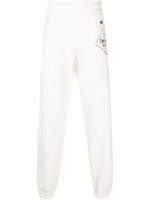 Wales Bonner pantalon de jogging à logo imprimé - Blanc