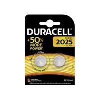 Batterij Duracell CR2025 3V Lithium p/2