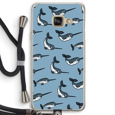 Narwhal: Samsung Galaxy A3 (2016) Transparant Hoesje met koord