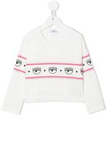 Chiara Ferragni Kids t-shirt à logo imprimé - Blanc - thumbnail