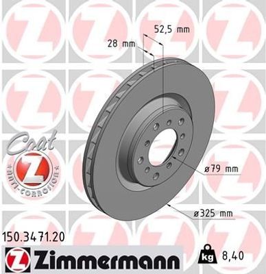 Remschijf Coat Z 150347120