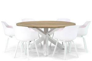 Lifestyle Salina/Wellington 160 cm dining tuinset 7-delig