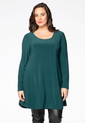 Yoek Tuniek wide bottom | Groen | Maat 38/40