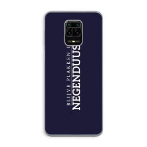 Blijve plakken in Negenduust: Xiaomi Redmi Note 9 Pro Transparant Hoesje
