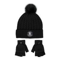 Wednesday Beanie & Gloves Set Nervermore Wednesday Beanie & Gloves Set Nervermore