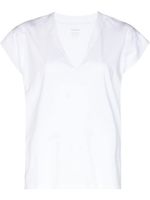 FRAME t-shirt à col v - Blanc