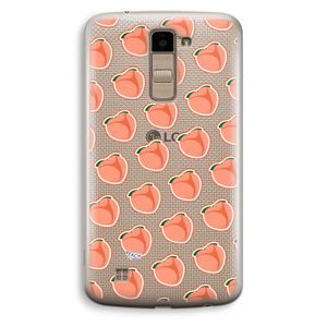 Just peachy: LG K10 (2016) Transparant Hoesje