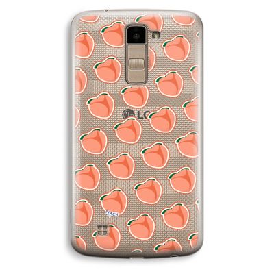 Just peachy: LG K10 (2016) Transparant Hoesje