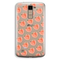 Just peachy: LG K10 (2016) Transparant Hoesje
