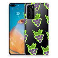 Huawei P40 Siliconen Case Druiven - thumbnail