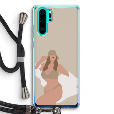 One of a kind: Huawei P30 Pro Transparant Hoesje met koord