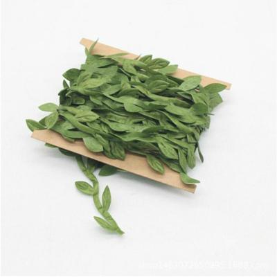 2 stuks doek blad Garland Decoratie accessoires groene blad Cane blad simulatie DIY Garland materiaal grootte: 5 meter/kaart