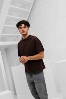 Richesse Matt Essential T-Shirt Heren Donkerbruin - Maat XL - Kleur: Donkerbruin | Soccerfanshop