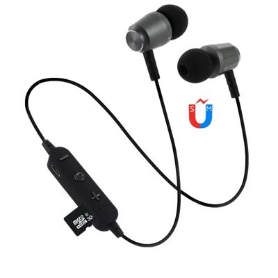 F15 Bluetooth 4.2 Hanging Neck Design Bluetooth Headset Support Music Play & Switching & Volume Control & Answer(Black)