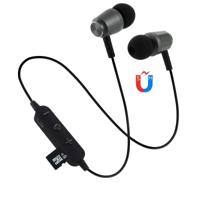 F15 Bluetooth 4.2 Hanging Neck Design Bluetooth Headset Support Music Play & Switching & Volume Control & Answer(Black)