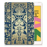 Apple iPad 10.2 | iPad 10.2 (2020) | 10.2 (2021) | Siliconen hoesje | Beige Flowers