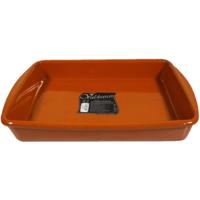 Concorde tapas ovenschaal - terracotta - rechthoekig - 4 liter - 32 x 23 x 5 cm