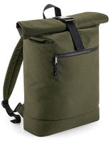 Atlantis BG286 Recycled Roll-Top Backpack - Military-Green - 32 x 44 x 13 cm