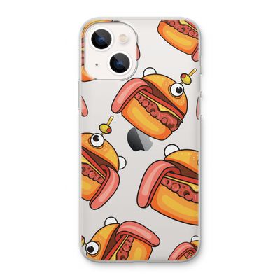Hamburger: iPhone 13 Transparant Hoesje