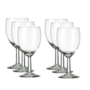 Wijnglazen - 18x stuks - voor witte en rode wijn - 240 ml - Gilde - 20 cl - Wijn drinken