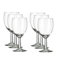 Wijnglazen - 18x stuks - voor witte en rode wijn - 240 ml - Gilde - 20 cl - Wijn drinken