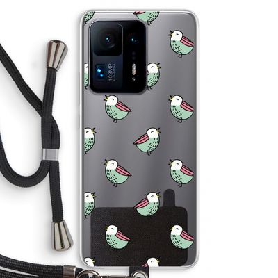 Vogeltjes: Xiaomi Mi Mix 4 Transparant Hoesje met koord