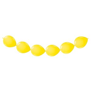 Folat BV Gele knoopballonnen, 8st.