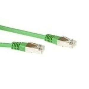 ACT Patchcord SSTP Category 6 PIMF, Green 2.00M netwerkkabel Groen 2 m