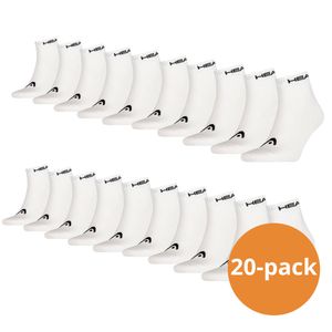 Head Quarter sokken 20-pack Wit-39/42