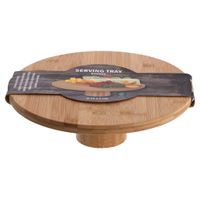 Bamboe Serveerplank op Voet 28x9 cm Bamboe Serveerplank op Voet 28x9 cm