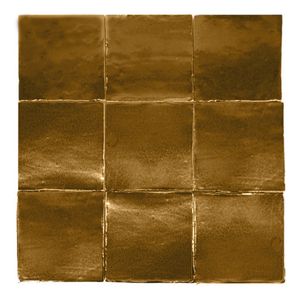 By Goof Oud Hollandse Witjes Wandtegel | 13x13 cm | Vintage | Glans Goud