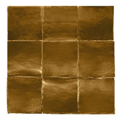 By Goof Oud Hollandse Witjes Wandtegel | 13x13 cm | Vintage | Glans Goud