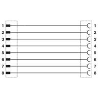 Phoenix Contact 1407286 Sensor/actuator aansluitkabel Aantal polen (sensoren): 8 5.00 m 1 stuk(s) - thumbnail