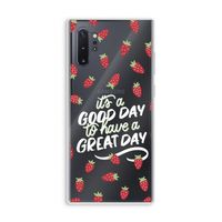 Don't forget to have a great day: Samsung Galaxy Note 10 Plus Transparant Hoesje