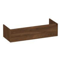 Brauer Hope Wavy - Onderkast - 120 cm - met 1 Softclose Lades Greeploos en 2 Sifon Uitsparingen Forest Cacao