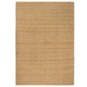 vidaXL Vloerkleed rechthoekig 160x230 cm jute naturel