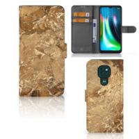 Motorola Moto G9 Play | E7 Plus | Bookcase | Marmer Creme