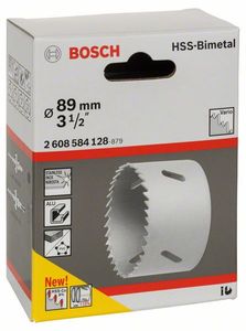 Bosch Accessoires Gatzaag HSS-bimetaal voor standaardadapter 89 mm, 3 1/2" 1st - 2608584128