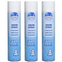 Sneeuwspray - 3x - grote bus - 600 ml - kunstsneeuw - nepsneeuw Sneeuwspray - 3x - grote bus - 600 ml - kunstsneeuw - nepsneeuw