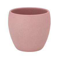 DK Design Bloempot/plantenpot - Vinci - lichtroze mat - voor binnen - D13 x H14 cm - thumbnail