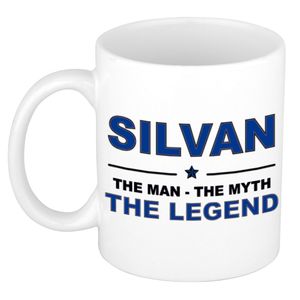 Silvan The man, The myth the legend cadeau koffie mok / thee beker 300 ml