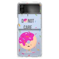 Samsung Galaxy Z Flip 4 | Siliconen Case | Donut Roze
