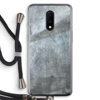 Grey Stone: OnePlus 7 Transparant Hoesje met koord