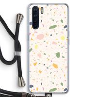 Terrazzo N°21: Oppo A91 Transparant Hoesje met koord