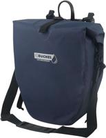 Enkele fietstas Büchel 100% waterdicht 25,4 liter - donkerblauw
